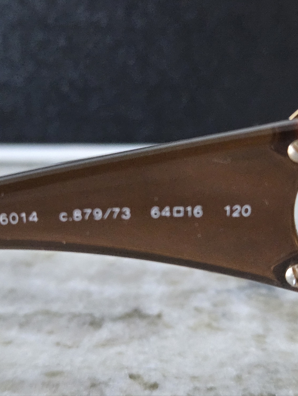 Authentic CHANEL Brown Gradient Oversized Women's Sunglasses - Picture 5 of 7